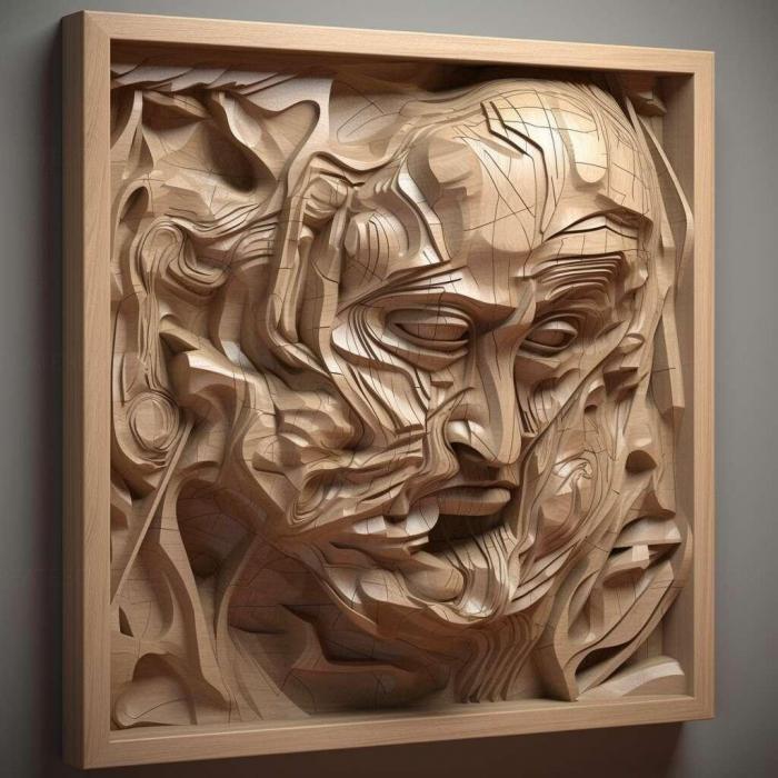 نموذج ثلاثي الأبعاد لآلة CNC 3D Art 